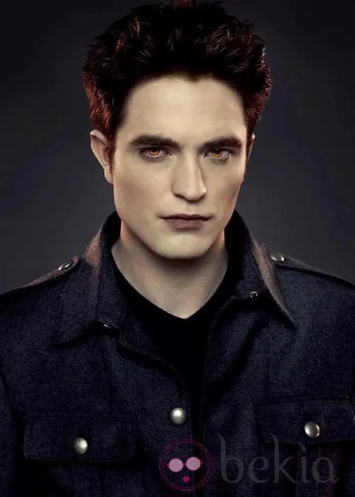 Robert Pattinson en un poster promocional de 'Amanecer.Parte 2 ...