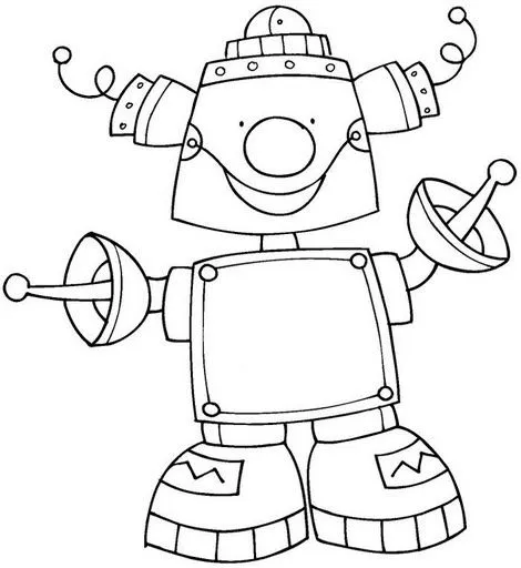 ROBOT PARA COLOREAR