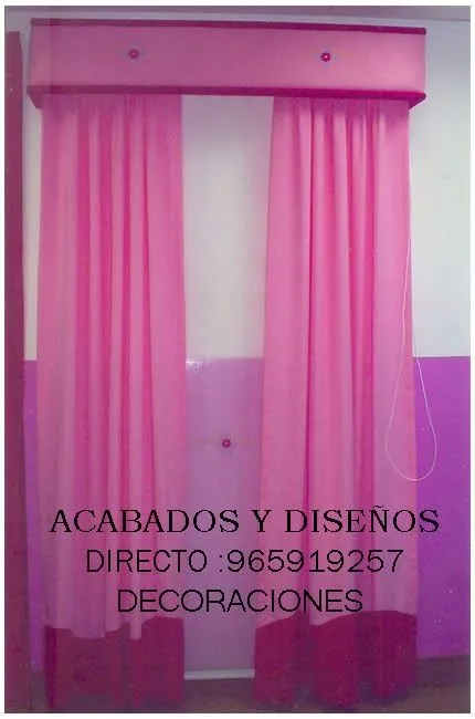 roller control remoto: cortinas para niñas