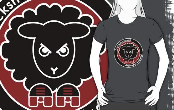 Roller Derby Black Sheep Sk8 logo" T-Shirts & Hoodies by ...