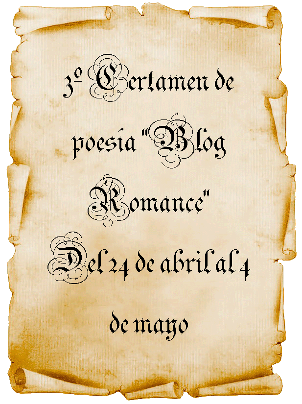 Romance: Bases del 3º Certamen de poesia "Blog Romance"