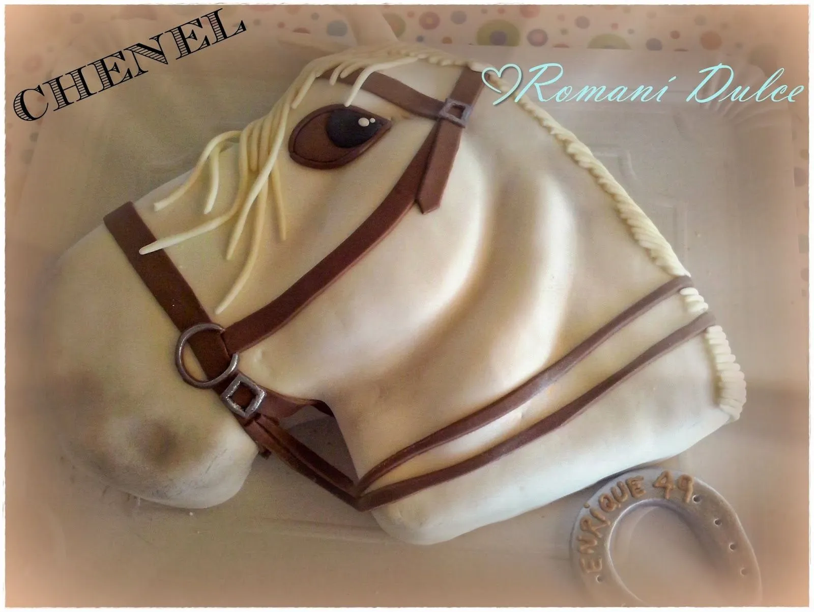 Romaní Dulce: PASTEL PERSONALIZADO DE UN BONITO CABALLO