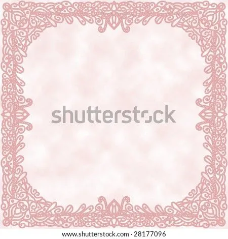 Romantic Parchment With Decorative Border Stock Photo 28177096 ...