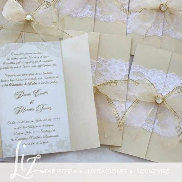 Romantic Vintage es tendencia en todo tiempo lace wedding cards ...