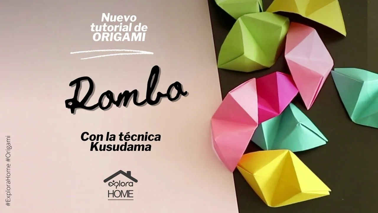 ✨Rombo✨ // KUSUDAMA - ORIGAMI - YouTube