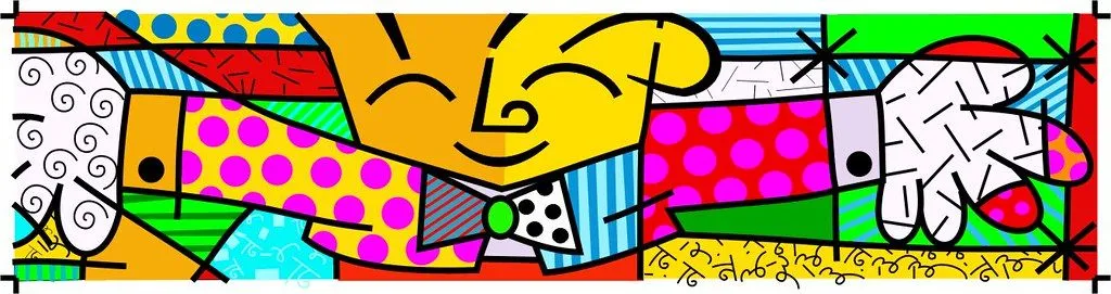 Romero Britto - The hug | Flickr - Photo Sharing!