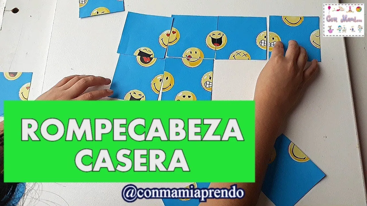 ROMPECABEZAS CASERAS DE PAPEL O CARTÓN - YouTube