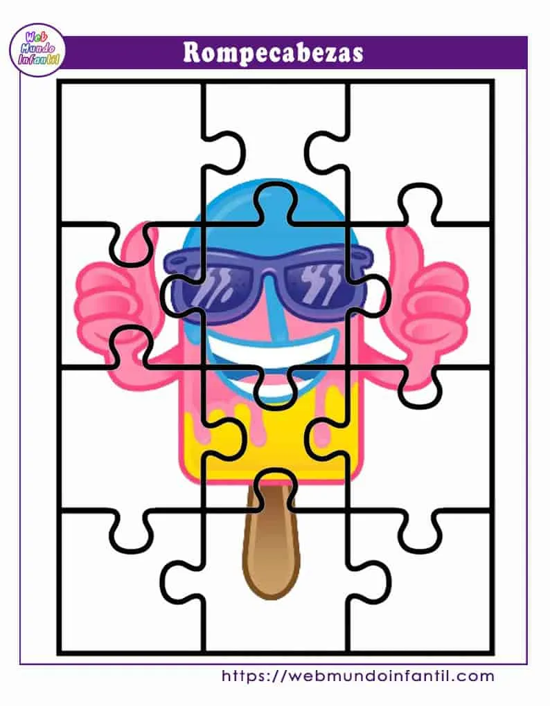 Rompecabezas para niños para imprimir (Puzzles)