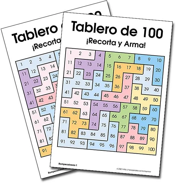 Rompecabezas de Tablero de 100