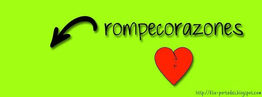 Rompecorazones | Portadas Graciosas para el Facebook | Covers ...