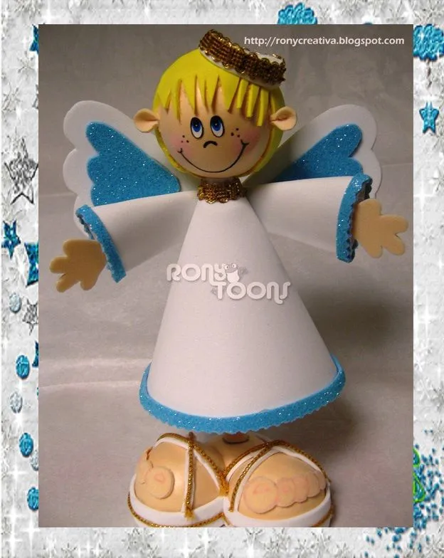 ronycreativa: ANGELITOS DE FOMI