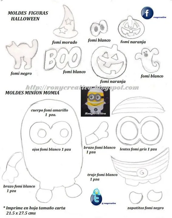 Ronycreativa blog de manualidades: 5 ideas para Halloween - Manualidades fáciles y divertidas