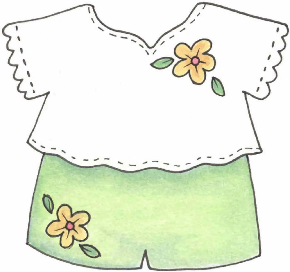 Ropa de Bebés Ilustraciones