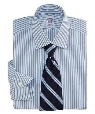 Ropa: Combinar camisa de rayas y corbata