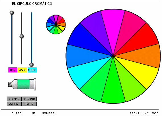 Como se hace una rosa cromatica - Imagui