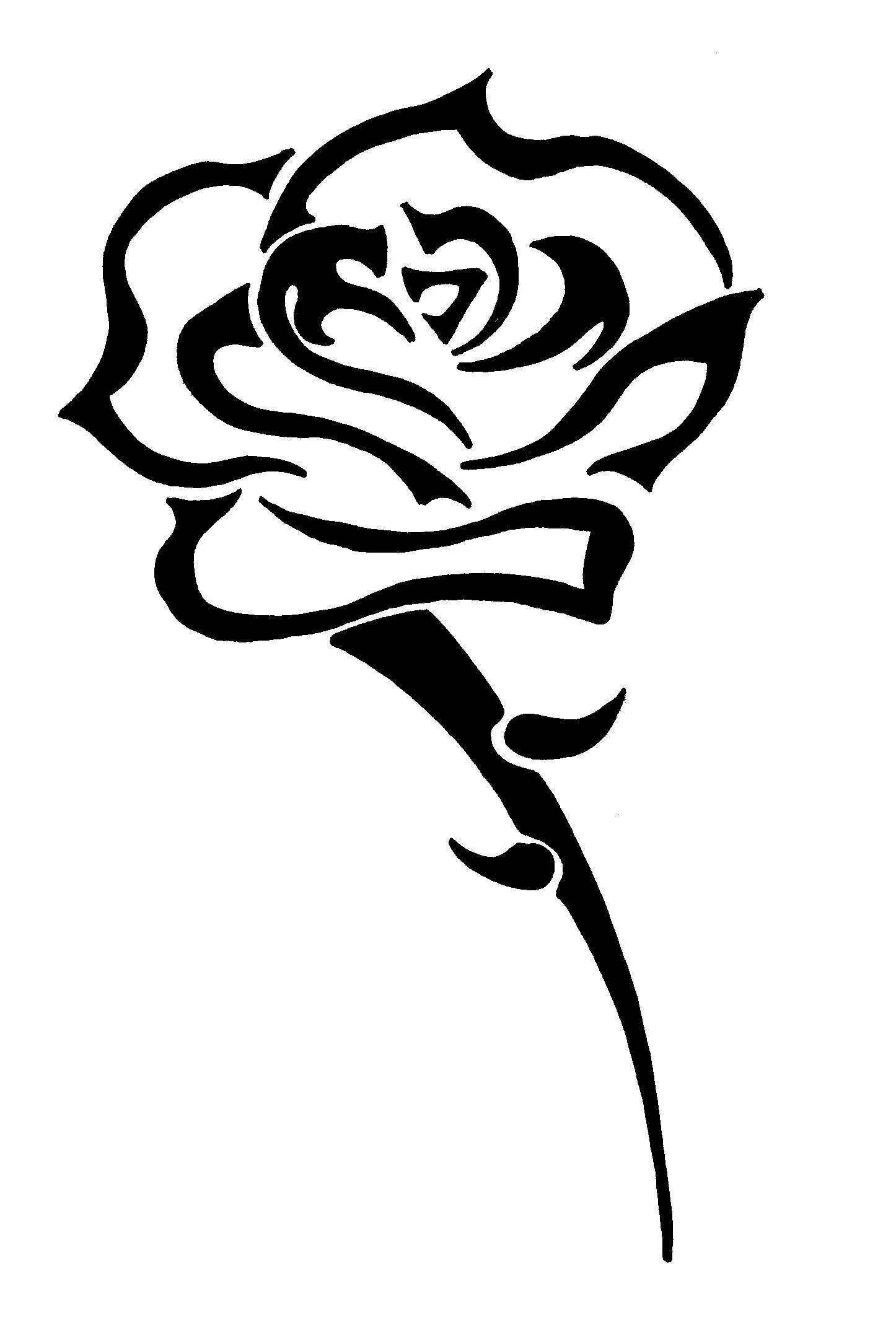 rosa dibujo - Buscar con Google | Drawings | Pinterest | Dibujo ...