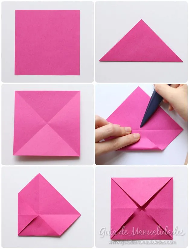 Como Hacer Una Rosa De Origami Paso A Con Imagenes - Origami Easy