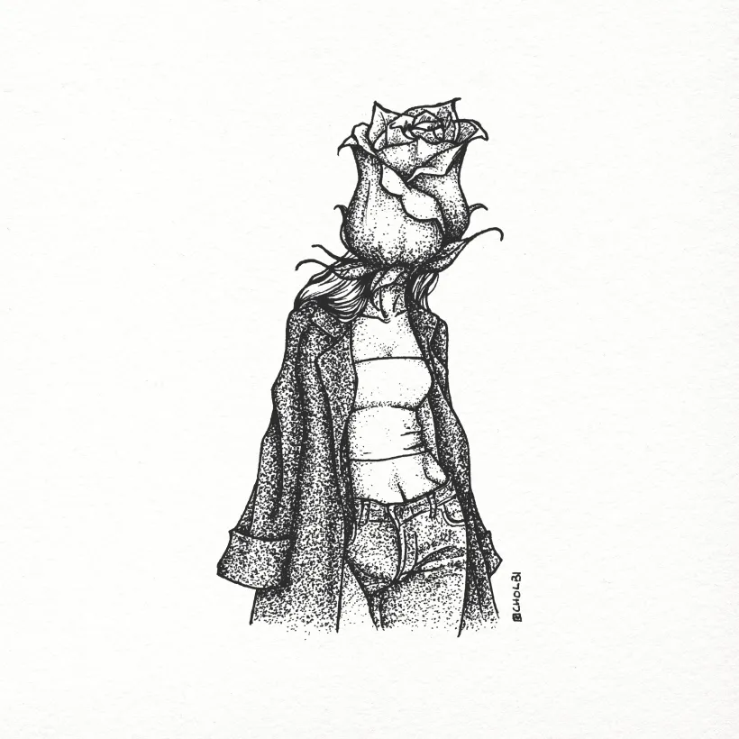 Una Rosa Sí, Pero Con Espinas | Domestika