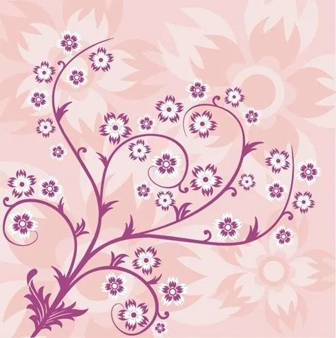  ... flores rosa Vector floral - vectores gratis para su descarga gratuita