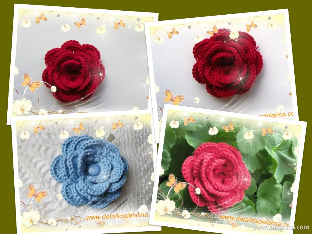 Rosas a Crochet