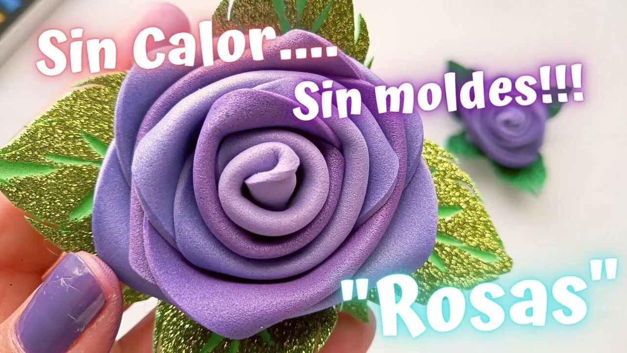 Cómo hacer Rosas en foami 