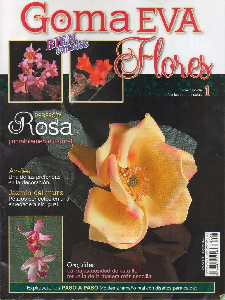 Como hacer rosas en foamy | Revistas de manualidades Gratis