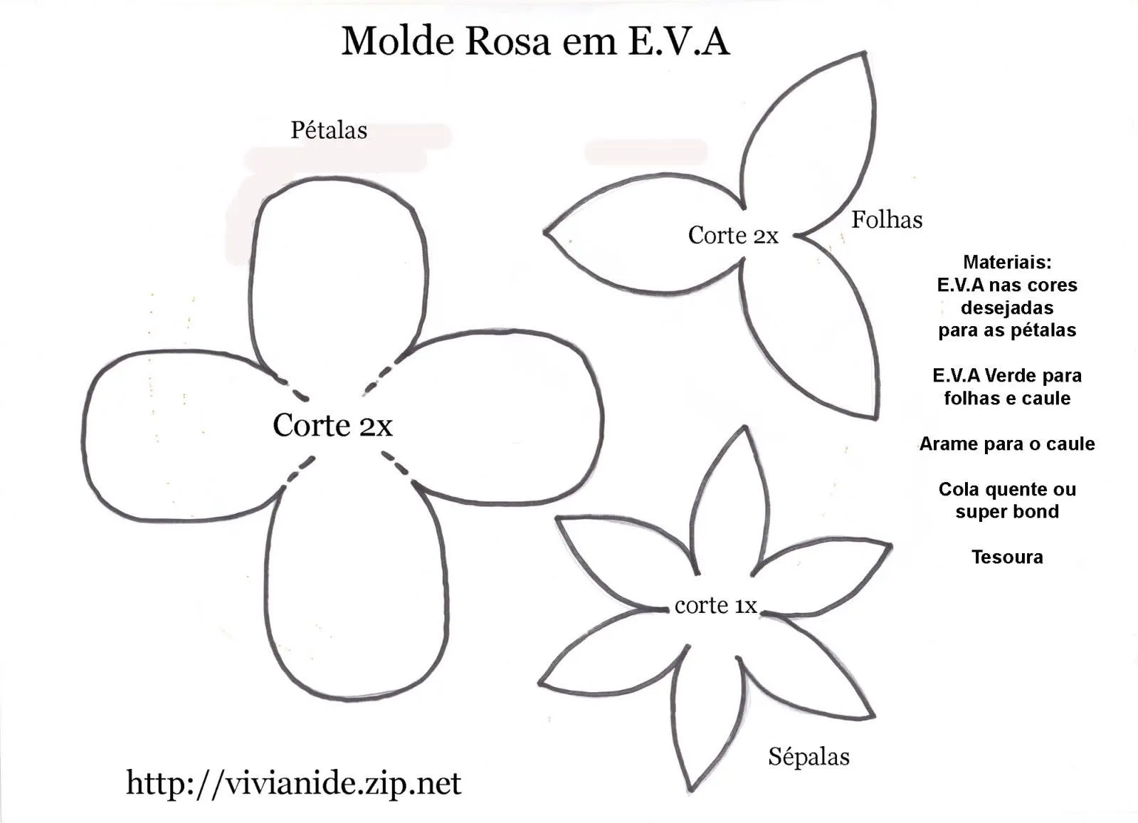 Rosas en foami con moldes - Imagui