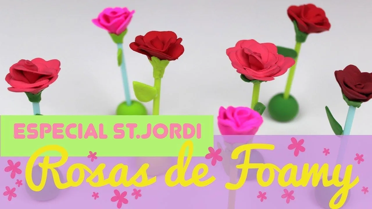 ▷ ✓Rosas de Sant jordi 【TOP 2024】 - Uma Manualidades