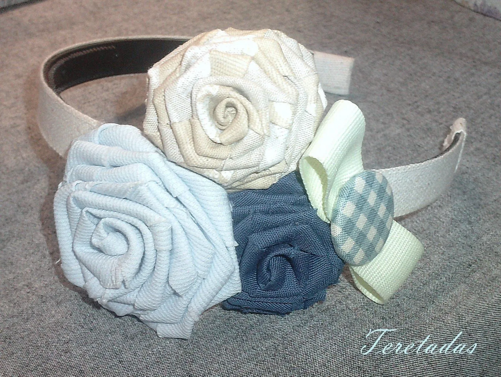 Rosas con tela - Imagui