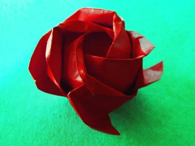 Rosa kawasaki origami - Imagui