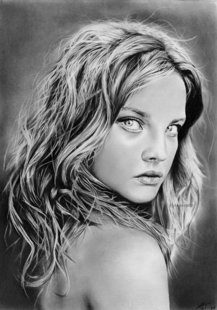 rostro hecho a lapiz | dibujos a lapiz | Pinterest