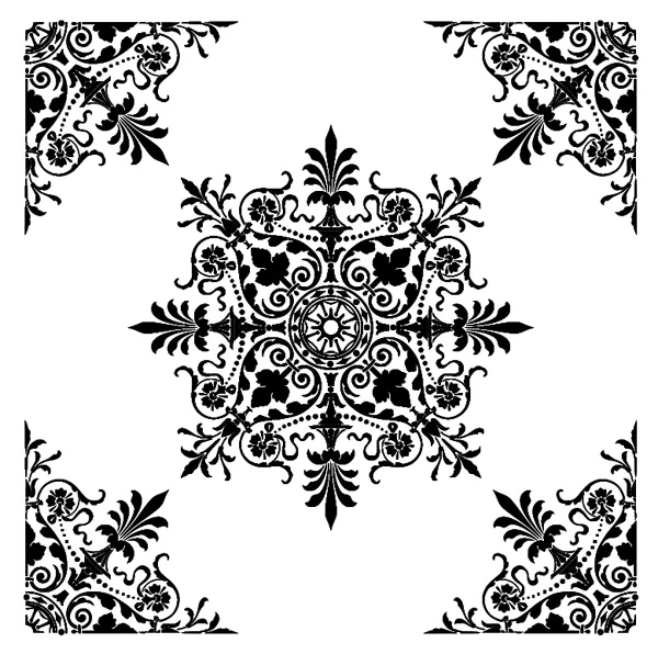 Roundup of Free Vintage Ornament & Floral Vectors