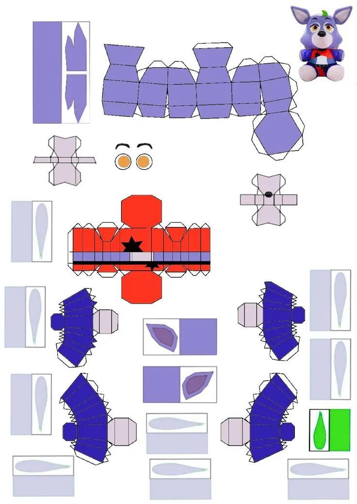 Roxy papercraft | Artesanías de papel en 3d, Tipos de origami, Dibujos para  armar