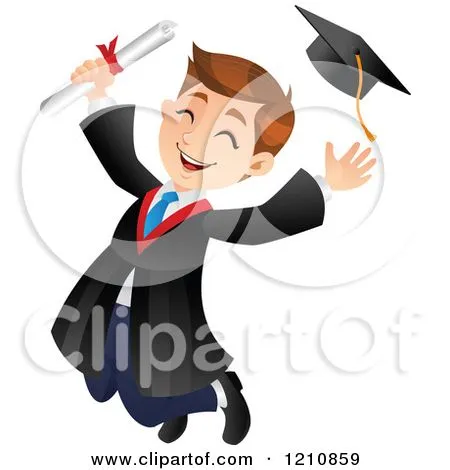 Royalty-Free (RF) Clipart of High School Graduates, Illustrations ...