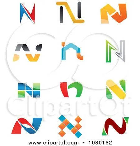 Royalty-Free (RF) Clipart of N Logos, Illustrations, Vector ...