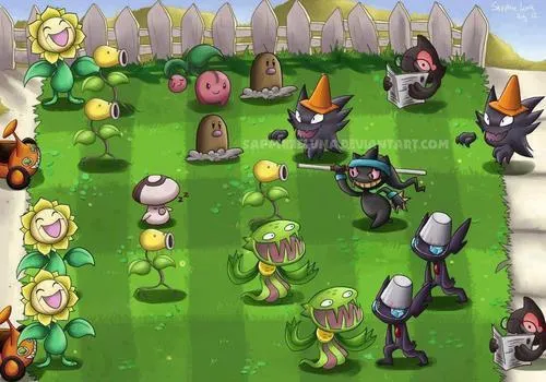 RT | Estudio Creativo | ¡PERFECTO! Plantas vs Zombies versión Pokemon.