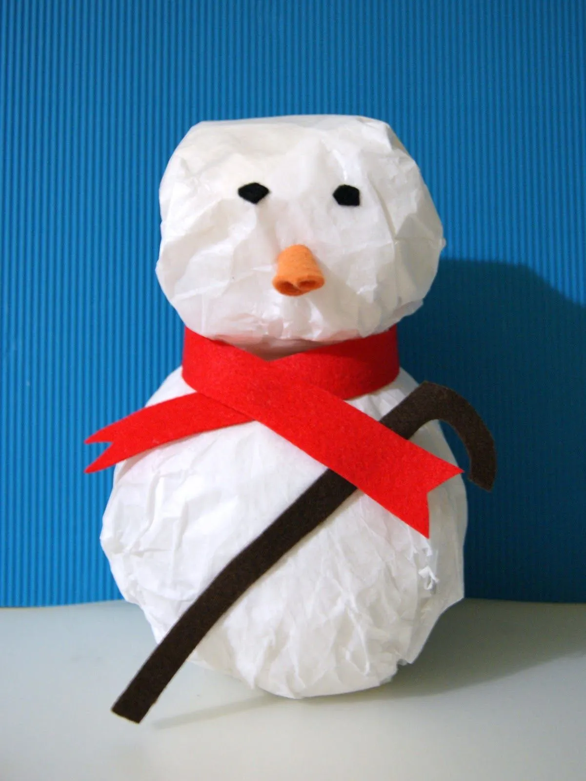 Ruca, la casa de los complementos: Muñeco de nieve. Tutorial - DIY