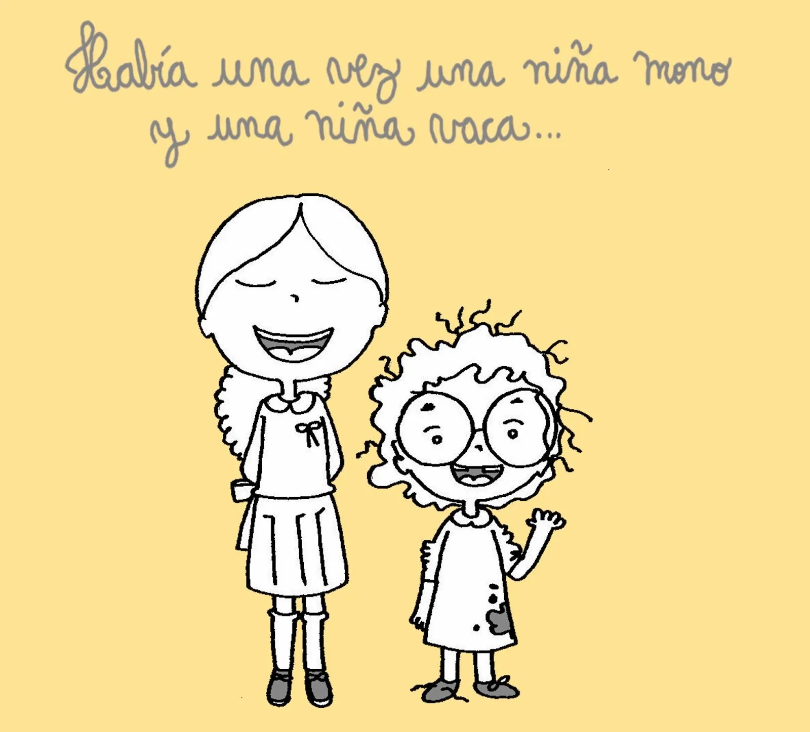 Rulo: Niña mono y niña vaca