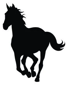 Running Horse: Vector Art