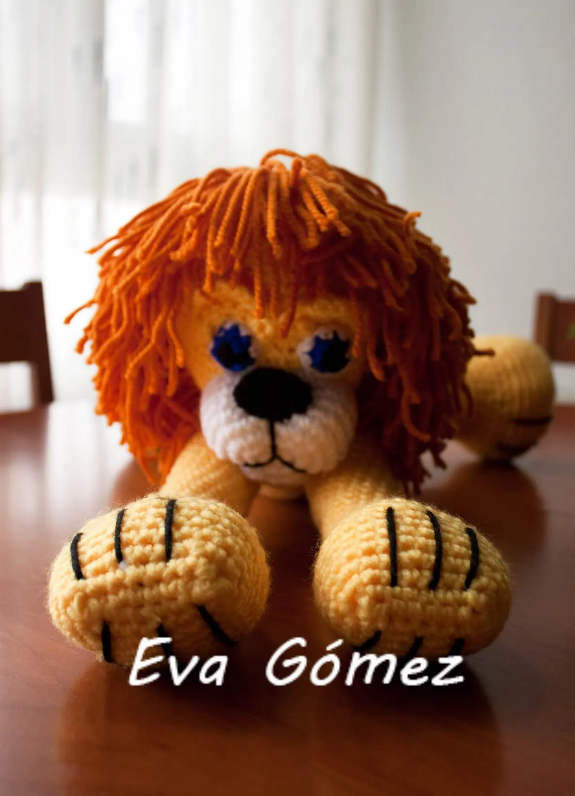 Rupanteva: León amigurumi