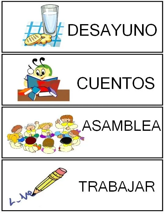 Rutinas | Rincón de infantil