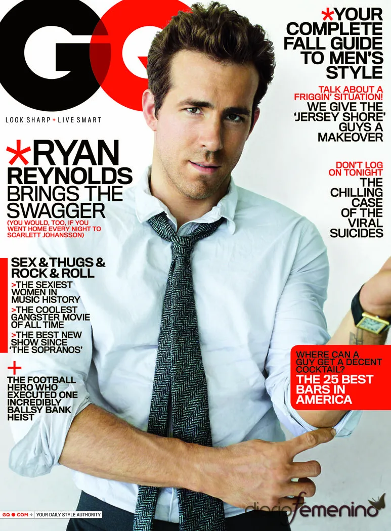 Ryan Reynolds portada de la revista GQ - Fotos de hombres en Diario ...