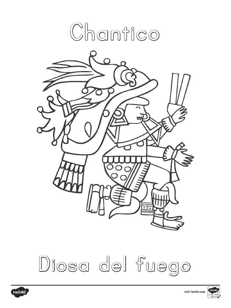 Sa T T 2668 Dioses Aztecas Hojas de Colorear Ver 1 | PDF