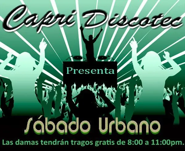 SÁBADO URBANO EN CAPRI DISCOTEC. - www.elsuperlima.com