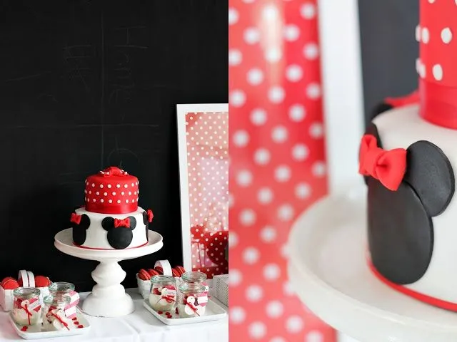 Sabor de Fiesta : Idea para fiesta de Minnie Mouse.