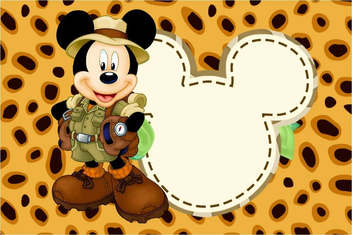 Sabor de Fiesta : Kit imprimible gratis de Mickey Safari