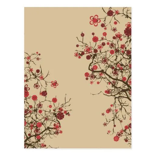 Sakura - flor de cerezo tarjetas postales | Zazzle