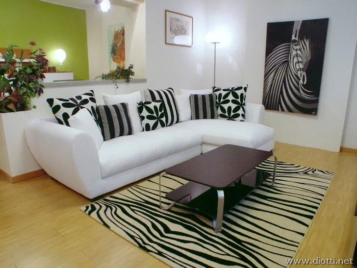 SALA CEBRA ZEBRA LIVING : SALAS Y COMEDORES DECORACION DE LIVING ...