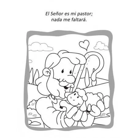 Salmo 23 – Cuaderno para Colorear | Sunday School | Pinterest