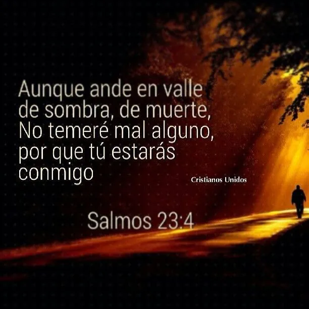 Salmos 23:4 Even though I walk through the valley of the shadow of ...